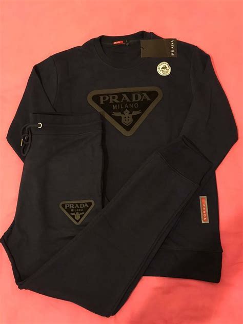 vintage prada mens clothing|Prada tracksuit men.